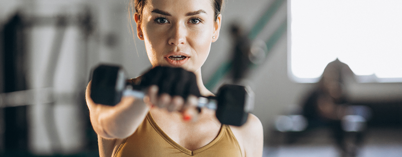 Atleta com conexão entre corpo e mente